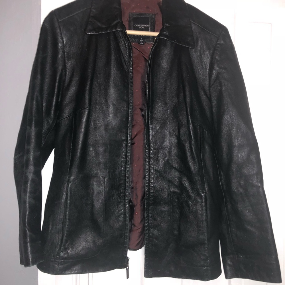 Leather jacket